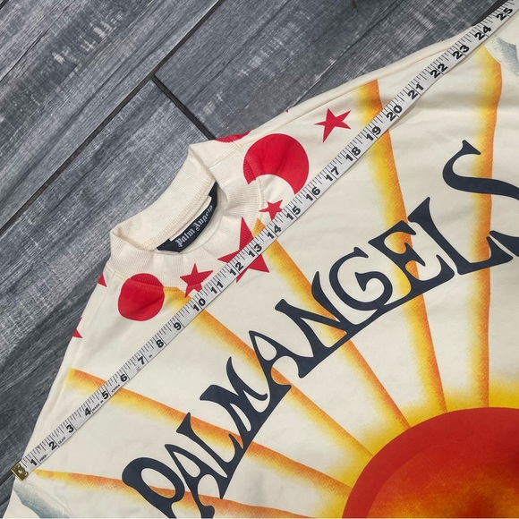 Palm Angels Sunrise crewneck sweatshirt size Large - Picture 4 of 13